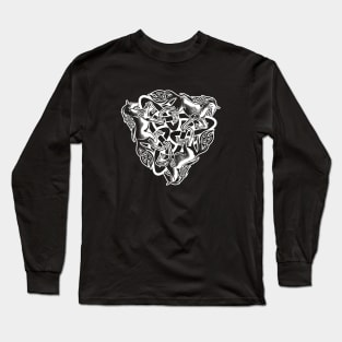 Triquetra. Running Horses. Long Sleeve T-Shirt